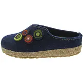 Iesse Schuh Haflinger Grizzly Kanon Hausschuh Blau