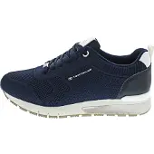 Tom Tailor 5391110_40, Weiblich, Erwachsener, Modische Sneakers, Navy, Tunnelzugverschluss, Thermoplastischer Gummi (TPR)