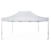 Oviala Klappzelt von 3 x 45 m 300 g/m² 40 mm Weiß - PRO 40