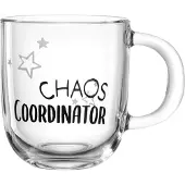 Glaskoch B. Koch jr. GmbH + Co. KG Leonardo Tasse Ufficio Chaos Coordinator, Kaffeetasse, Becher, Glastasse, Kalk-Natron-Glas, 400 ml, 047081