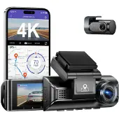 AZDome M550 Pro 4K Dashcam-Set mit Rückkamera