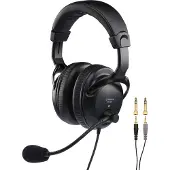 Monacor BH-009 Professioneller Stereo-Kopfhörer mit Bügelmikrofon