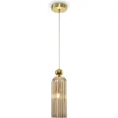 Maytoni Moderne Pendelleuchte Antic 1xE14 excl. in Gold aus Metall Glas 40 W für Küche, Schlafzimmer, Wohnzimmer, Esszimmer, Lobby