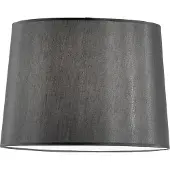 Ideal Lux DORSALE MPT1 Lampenschirm Struktur Schwarz aus Stoff