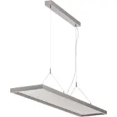 Arcchio LED-Pendelleuchte Dorean, silber, Metall, 120cm