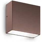Ideal Lux Moderne Wandleuchte Tetris-1 Aluminium Kaffee 1 Licht 3W 3000K Warmes Licht