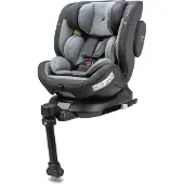 Osann Kindersitz Turai360 SL i-Size 40-105 cm, Reboarder-Kindersitz mit Isofix und Standfuß - Universe Grey