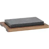 kela Grillplatte Country Grau 24 x 16 cm