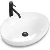 REA Aufsatzwaschbecken Carola Oval White