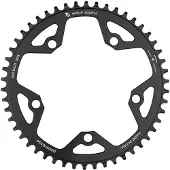 Wolf Tooth Gravel/CX/Road Kettenblatt, 130 BCD, 5-Loch, 50 Z., Drop-Stop B, black
