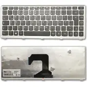 Lenovo Tastatur für IBM IdeaPad U410 Serie DE Rahmen Keyboard silber