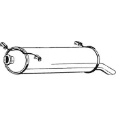 Bosal Endschalldämpfer 135-657