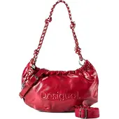 Desigual Stylische Rote Damentasche - Vielseitige Träger & Kontrastdetails