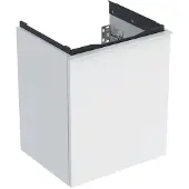 Geberit Handwaschbeckenunterschrank Acanto 1 Lade, Br. 45cm, we. hgl / weiß matt