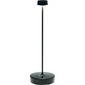 Zafferano Swap Tischlampe - Aufladbare LED Außenlampe - 32,5 cm - Schwarz