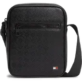 Tommy Hilfiger Umhängetasche "TH EMBOSSED FLAG MINI REPORTER" Unisex Mini-Bag, Schultertasche, Cross-Body Bag mit Allover-Muster TH