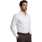 Seidensticker Businesshemd "Schwarze Rose", Herren, Gr. XXL45, normale Ärmellängen, weiß, 100% Baumwolle, unifarben, regular fit, 2-Knopf-Manschette, Hemden Businesshemd, Regular 1/1 Kentkragen Uni