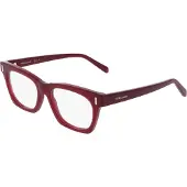 Ferragamo Damen SF3025 653 Rahmen von BRILLEN Acetat Rot Quadratisch Normal