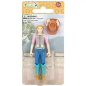 Collecta Actionfigur Cowgirl Hobby Reiter Spielzeug - handbemalt