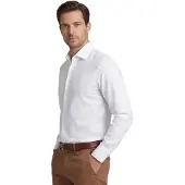 Seidensticker Businesshemd "Schwarze Rose", Herren, Gr. XL (43), normale Ärmellängen, weiß, 100% Baumwolle, unifarben, slim fit, 2-Knopf-Manschette, Hemden Businesshemd, Slim 1/1 Kentkragen Uni