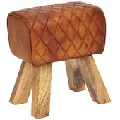 FineBuy Hocker und Sitzsäcke in Braun / Mango / 40x27x48 | Gr.: onesize