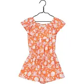 Name it Kurzoverall "NKFVINAYA PLAYSUIT FFF" Kunstfaser, elastischer Bund, Allover-Druck