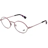 Web Brille WE5301 52/19/140 Glänzendes Pink Metall FRAU WE5301