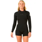 Rip Curl D/patrol 2/2 Mm Spring Damen-langarm-shorty Mit Rückenreißverschluss