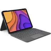 Logitech Folio Touch - Tastatur und Foliohülle - mit Trackpad - hinterleuchtet - Apple Smart connector - QWERTY - Pan-Nordic - Oxford Gray - für Apple 10.9-inch iPad Air (4. Generation, 5. Generation)
