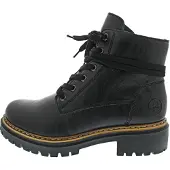 Rieker Schnürstiefelette Schwarz