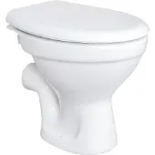 BELVIT Stand WC Toilette Abgang Waagerecht Wand Tiefspüler Stehend + Softclose-Deckel