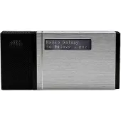 Soundmaster DAB400, Tragbar, Digital, DAB+, FM, Automatisches Tuning, 3,5 mm, Schwarz, Silber