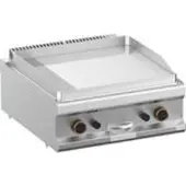 Orange Gas-Grillplatte, glatt, verchromt, 11 kW
