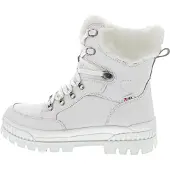Rieker Schnür-,Zug-u.Schnallenstiefel in weiss/weiss kombi, Gr. 41