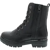 Tom Tailor Damen Schnürboot schwarz