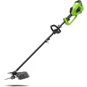 Greenworks GD40BC, Rasentrimmer, 40 cm, D-Schlaufengriff, 2 mm, 5300 RPM, Schwarz, Grün