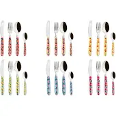Excelsa Besteckset Of 24 Stück Arles Stahl Bunt