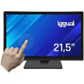 Iggual MTL21PX, 54,6 cm (21.5"), 1920 x 1080 Pixel, Full HD, 250 cd/m², Kapazitiv, 1000:1