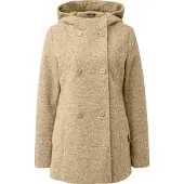 s.Oliver Jacke im Kurzmantel-Stil mit fester Kapuze und Knopfverschluss