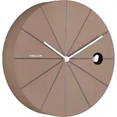 Karlsson - Wanduhr Destacado Cuckoo - Braun - 28x28x28cm