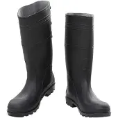 vidaXL Gummistiefel Schwarz Größe 45 PVC