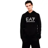 Emporio Armani für Herren. 7M001413_AF22266 Core Identity Sweatshirt schwarz (XXS), Lässig, Sportlich, Baumwolle, Sportbekleidung, Multisport, Kurzarm