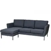 CLEMENTO Lille Loungeset Aluminium/Sunbrella Sooty
