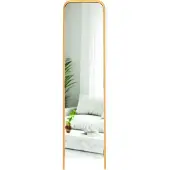 Umbra Standspiegel Bellwood, Ganzkörperspiegel, Holz, Natur, 156 cm, 1023037-390