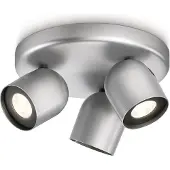 Philips Ledino Spot 564934816, Strahler Oberflächenbeleuchtung, 3 Glühbirne(n), LED, 2700 K, 220-240 V, Aluminium