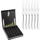 Picard & Wielpütz Solingen Steakmesser "Bozen, im Geschenkkarton", silberfarben, B:19,6mm, Edelstahl, PICARD & WIELPÜTZ SOLINGEN, Essmesser, Steakmesser, praktisches Steakmesser-Set