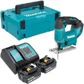 Makita DJV 186 SFJ Akku Pendelhubstichsäge 18 V + 2x Akku 3,0 Ah + Ladegerät + Makpac