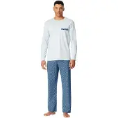Schiesser Pyjama Comfort in hellblau | Gr.: 58