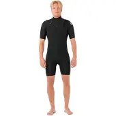Rip Curl Dawn Patrol Spring 2/2 Mm Kurzarm-neoprenanzug Mit Reißverschluss Auf Der Brust
