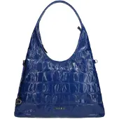 PICARD Leder Schultertasche Key Largo Shopper Royal blau